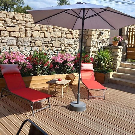 Chez Daniele Chambre Avec Jacuzzi Et Terrasse Privee Murs  Dış mekan fotoğraf